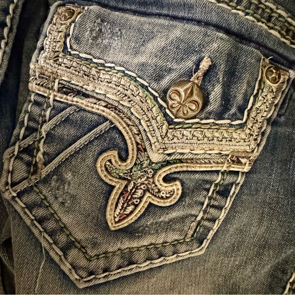 Women’s Rock Revival Hyero Mid-rise Boot Stretch Jeans 25 - Picture 7 of 7